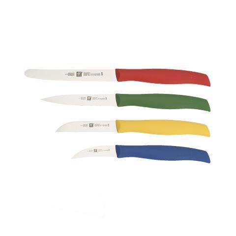 Zwilling J.A. Henckels Twin Grip 4-Piece Multi-Colored Paring Knife Set